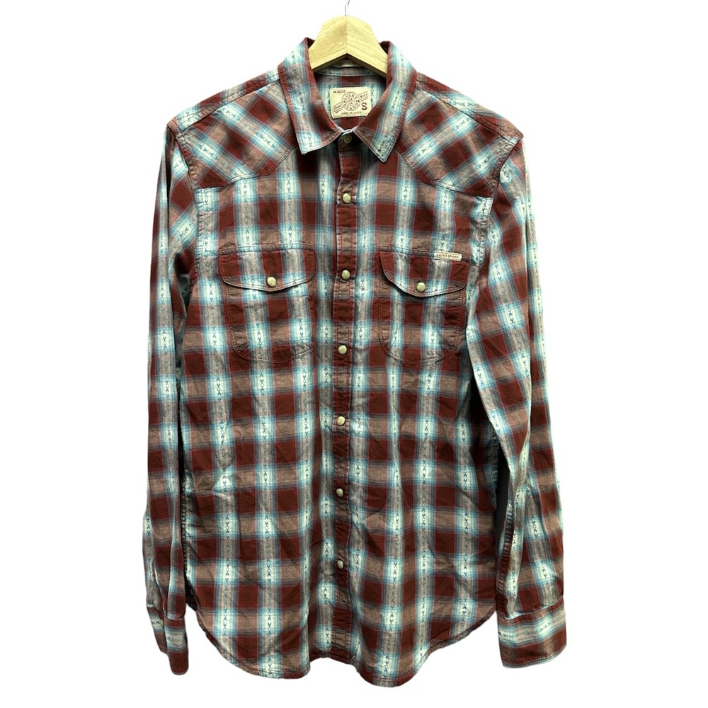 LUCKY BRAND Santa Fe Western Plaid Shirt
